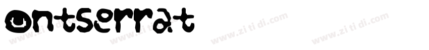 Montserrat RE字体转换